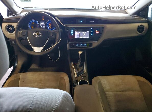 2T1BURHE6KC185813 2019 TOYOTA COROLLA Blue Vista del cuadro de instrumentos