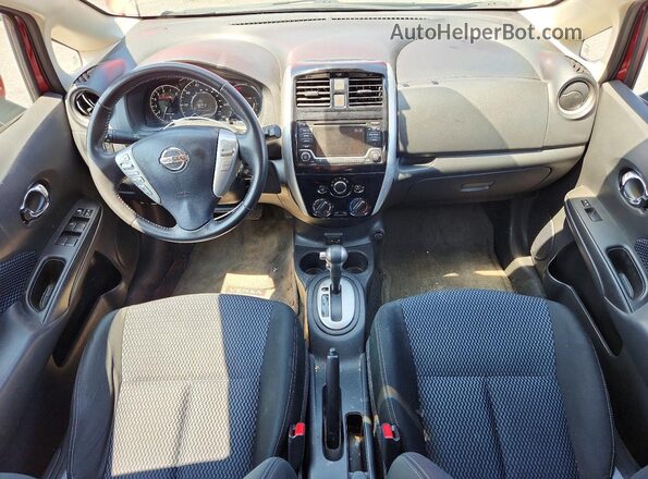 3N1CE2CP4HL365995 2017 NISSAN VERSA Red Vista del cuadro de instrumentos