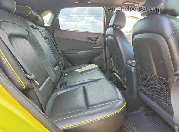 KM8K5CA57JU069294 2018 HYUNDAI KONA Green Engine compartment view