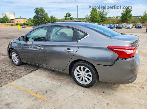 3N1AB7AP7KY372210 2019 NISSAN SENTRA Gray Rear right