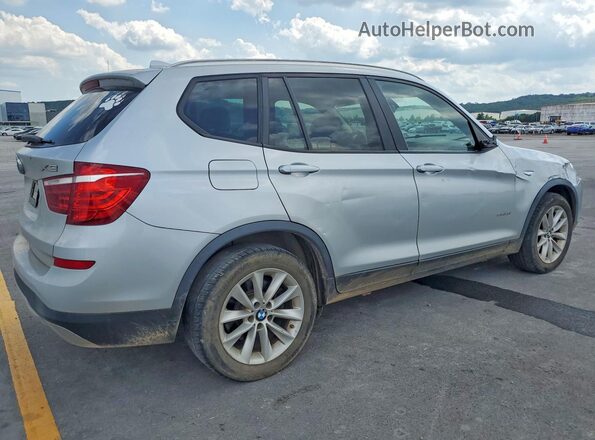 5UXWZ7C33H0V91966 2017 BMW X3 Silver Передня права чверть