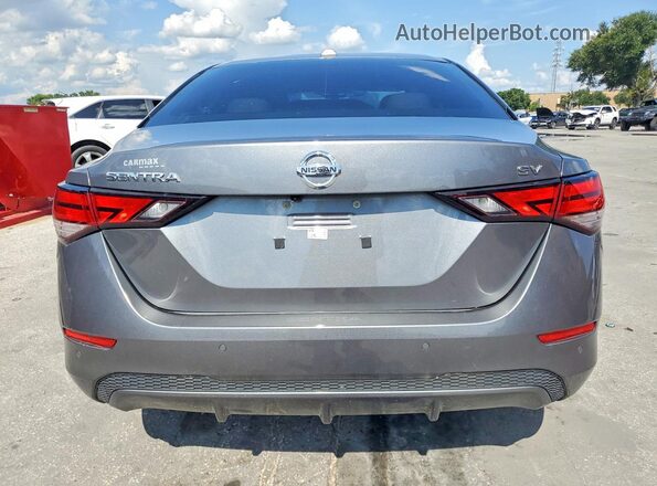 3N1AB8CV2MY312274 2021 NISSAN SENTRA Gray წინა სალონის ხედი