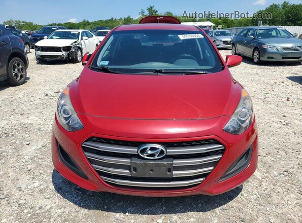 KMHD35LH0GU298023 2016 HYUNDAI ELANTRA Red Вид ззаду