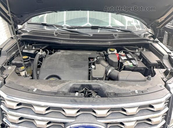 1FM5K8D88HGA45670 2017 FORD EXPLORER Gray Առջևի վահանակի տեսք