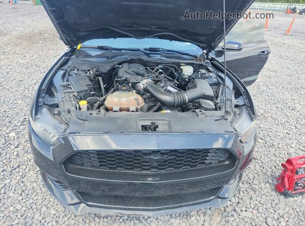 1FA6P8AM9H5276753 2017 FORD MUSTANG Black Widok komory silnika