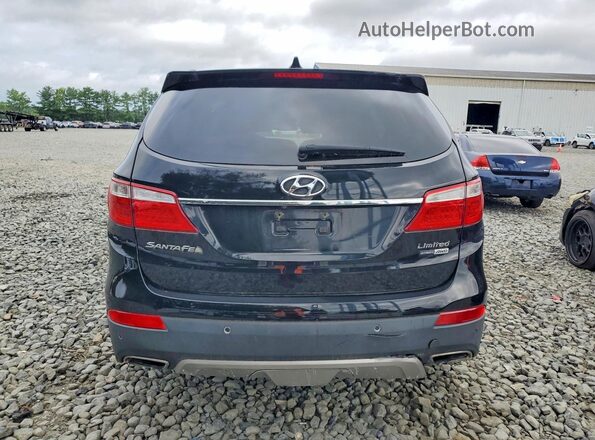 KM8SRDHF8GU138849 2016 HYUNDAI SANTA FE Черный Вид салона спереди