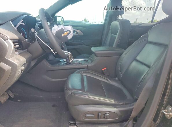 1GNERHKW0NJ163199 2022 CHEVROLET TRAVERSE Black Widok deski rozdzielczej