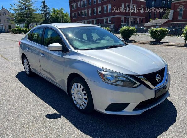 3N1AB7AP0KY443070 2019 NISSAN SENTRA Silver Հետևի աջ