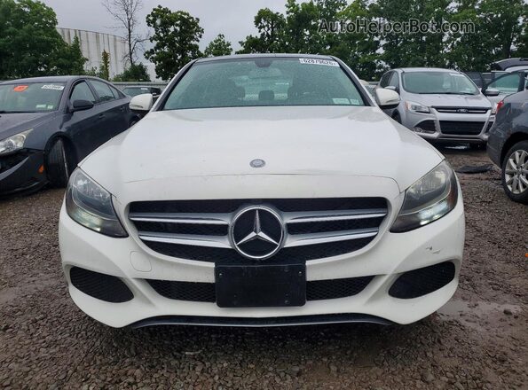 55SWF4KB9GU174304 2016 MERCEDES-BENZ C White Widok z tyłu