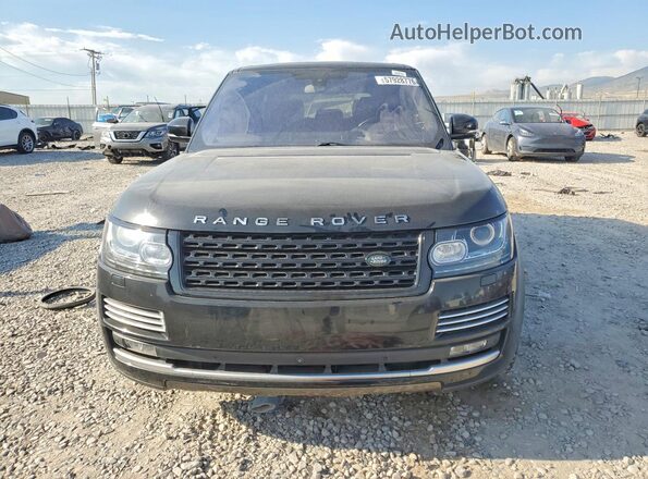 SALGV2EF7GA302164 2016 LAND ROVER RANGE Black უკანა ხედი