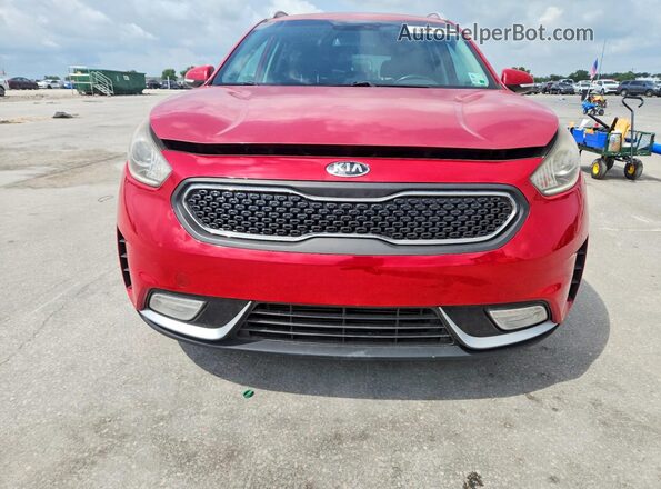 KNDCC3LC0H5042212 2017 KIA NIRO Red უკანა ხედი