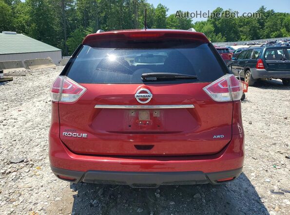 JN8AT2MV8GW142380 2016 NISSAN ROGUE Red Front interior view