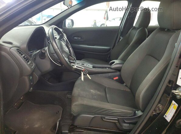 3CZRU5H1XKM730109 2019 HONDA HR-V Black წინა პანელის ხედი
