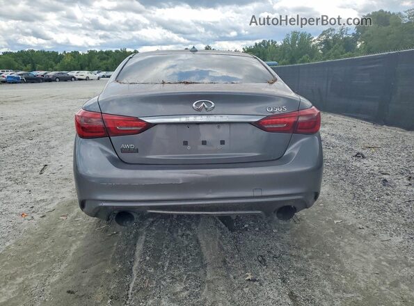 JN1EV7AR0JM441184 2018 INFINITI Q50 Gray Սալոնի դիմացի տեսք