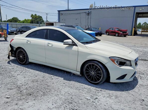 WDDSJ4EB2GN307292 2016 MERCEDES-BENZ CLA-CLASS White Widok z przodu