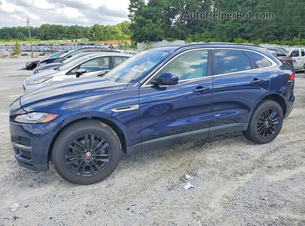 SADCK2FX5JA288623 2018 JAGUAR F-PACE Blue Trasero izquierdo