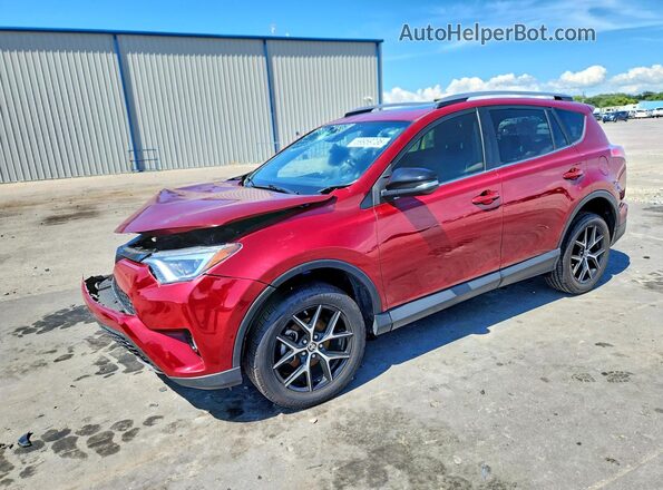 JTMNFREV0JD124681 2018 TOYOTA RAV4 Red Rear left