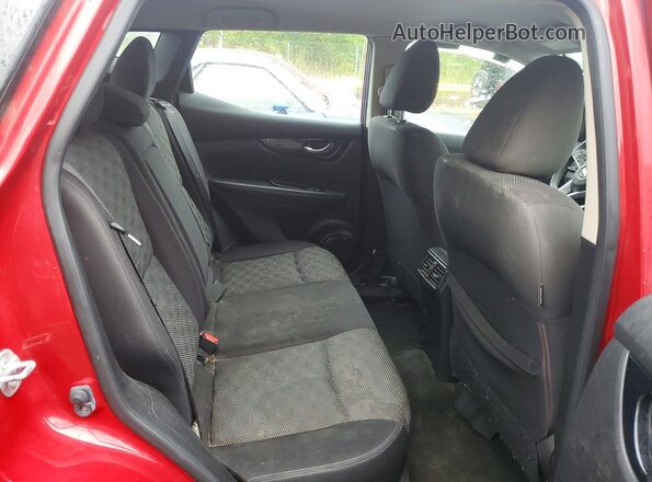JN1BJ1CRXHW132622 2017 NISSAN ROGUE Red Սալոնի հետևի տեսք