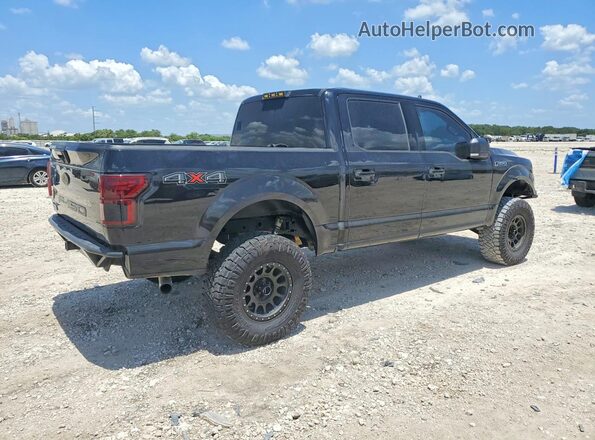 1FTEW1E53KKF01289 2019 FORD F150 Черный Передняя правая четверть
