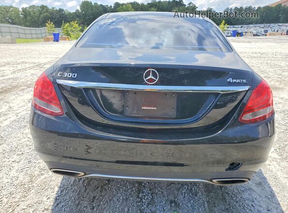 55SWF4KB2HU213493 2017 MERCEDES-BENZ C-CLASS Black Вид салону спереду