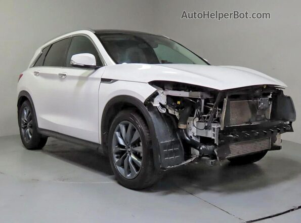 3PCAJ5M32KF132328 2019 INFINITI QX50 White Հետևի ձախ