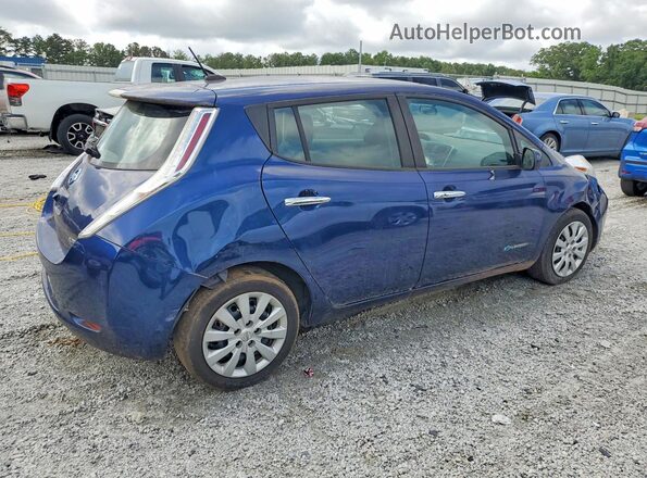 1N4BZ0CP3HC306553 2017 NISSAN LEAF Blue Առջևի աջ