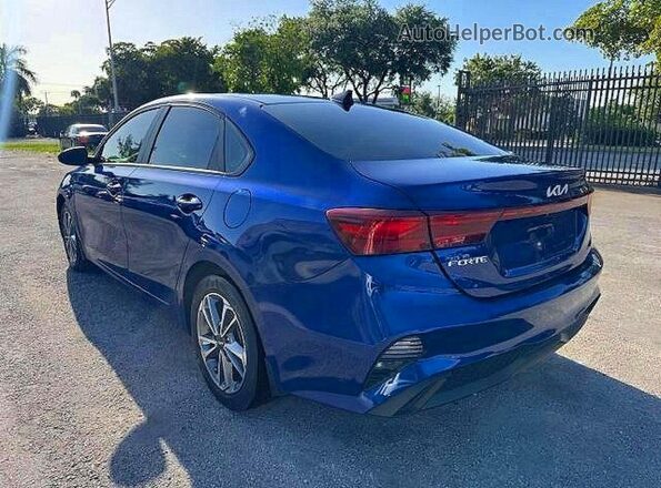 3KPF24AD4NE464503 2022 KIA FORTE Blue Trasero derecho