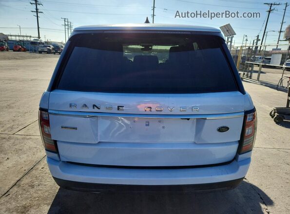 SALGS2RE4KA531081 2019 LAND ROVER RANGE ROVER White წინა სალონის ხედი