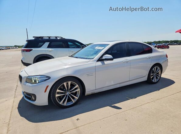 WBA5A5C52GG354902 2016 BMW 5 SERIES White Tył lewy