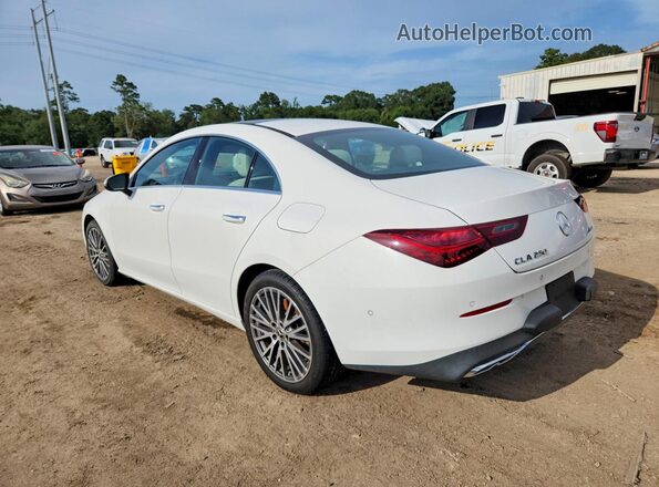 W1K5J4HB8SN498170 2025 MERCEDES-BENZ CLA-CLASS White Задня права чверть