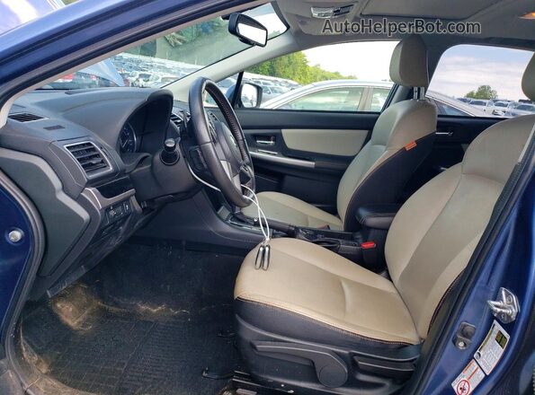 JF2GPALC5GH308011 2016 SUBARU CROSSTREK Blue Dashboard view