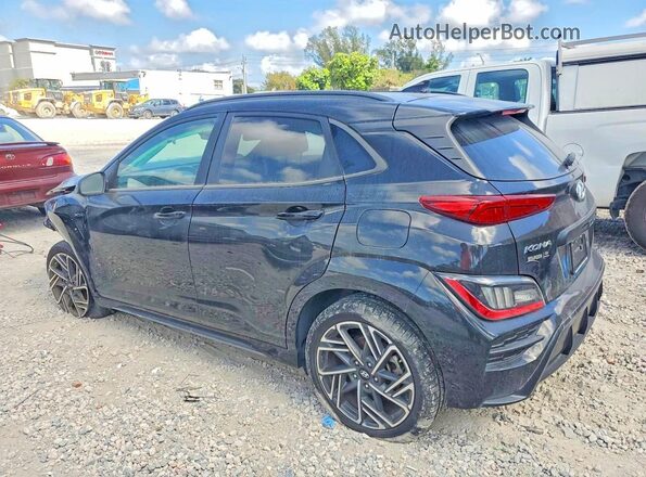 KM8K33A34NU868461 2022 HYUNDAI KONA Black Հետևի աջ