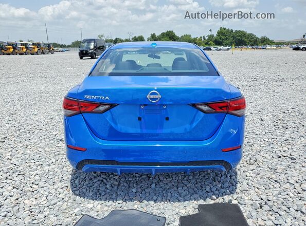 3N1AB8CV6SY311450 2025 NISSAN SENTRA Blue Widok wnętrza z przodu