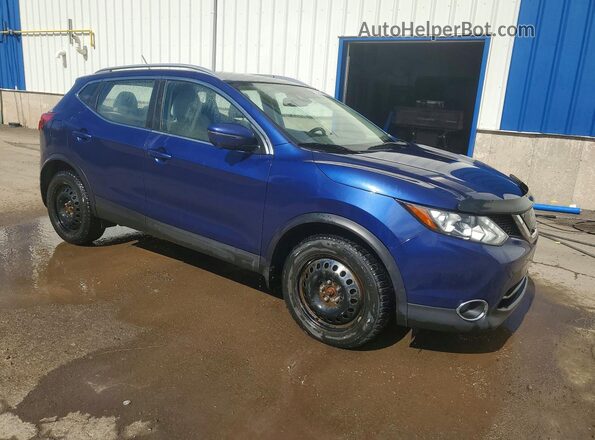 JN1BJ1CR4HW136245 2017 NISSAN QASHQAI Blue Przód prawy