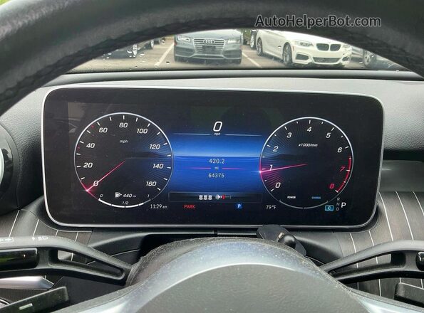 W1KAF4GB7PR117071 2023 MERCEDES-BENZ C Черный Вид панели приборов