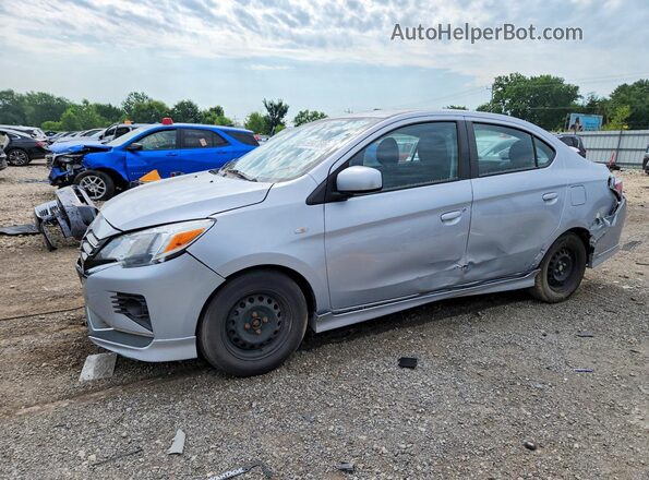 ML32FUFJ8NHF09248 2022 MITSUBISHI MIRAGE Silver Trasero izquierdo