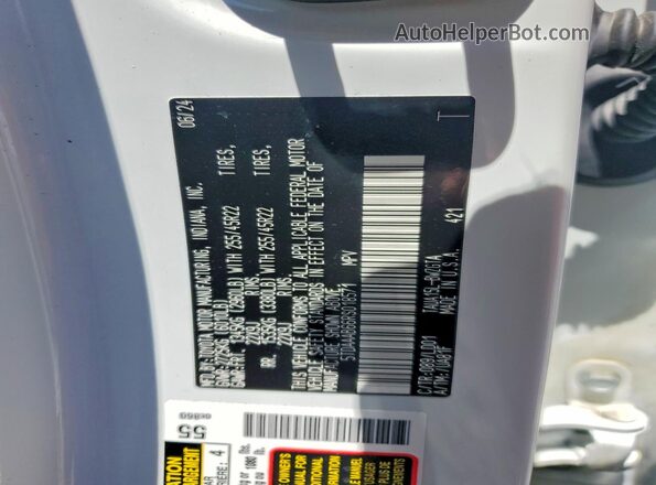 5TDAAAB66RS018571 2024 LEXUS TX 350 LUX White Սալոնի 360 աստիճան տեսք