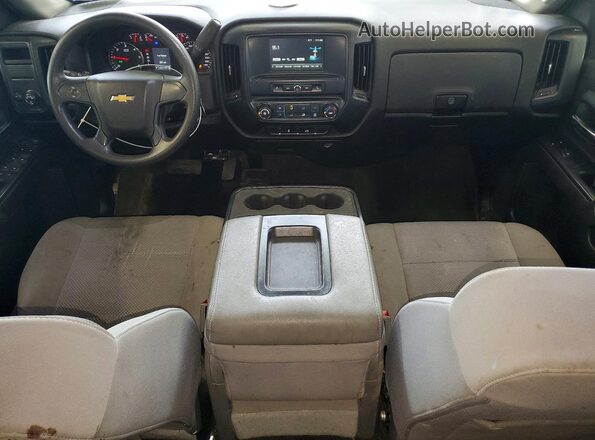 1GCVKPEC5JZ222106 2018 CHEVROLET SILVERADO Black Instrument cluster view