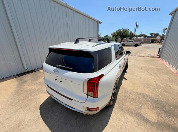 KM8R74HE8MU325029 2021 HYUNDAI PALISADE White წინა ხედი