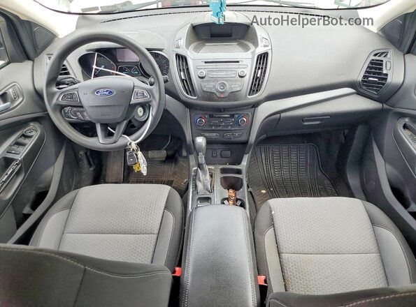 1FMCU9GDXHUB48543 2017 FORD ESCAPE Black Вид щитка приладів