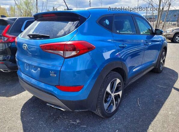 KM8J3CA2XGU213534 2016 HYUNDAI TUCSON Blue Դիմացի տեսք