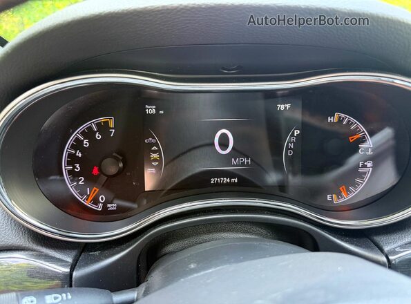 1C4RJFLGXJC300287 2018 JEEP GRAND Gray ხელსაწყოთა პანელის ხედი