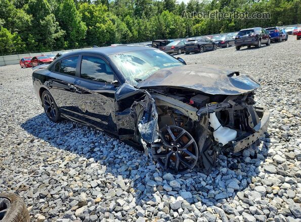 2C3CDXHG2MH656072 2021 DODGE CHARGER Black Widok z przodu