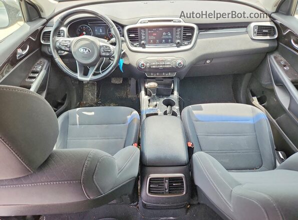 5XYPGDA36JG414101 2018 KIA SORENTO Gray Vista del cuadro de instrumentos