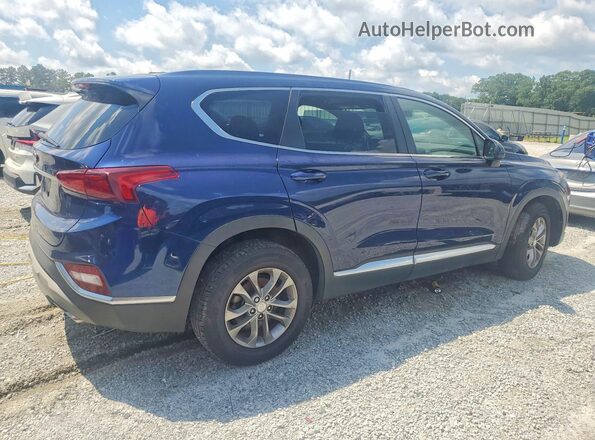 5NMS23AD8KH048080 2019 HYUNDAI SANTA FE Blue Передня права чверть