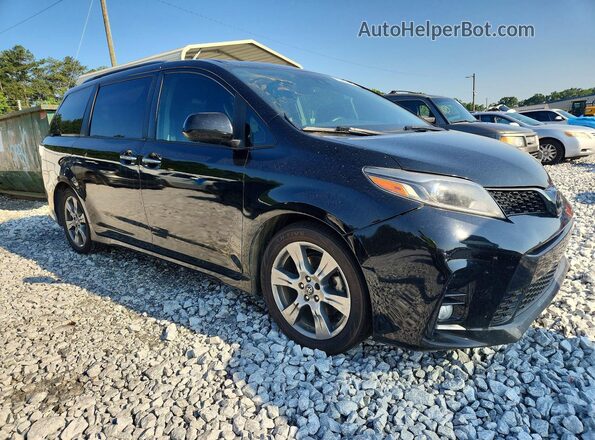 5TDXZ3DC0JS955065 2018 TOYOTA SIENNA Black Widok z przodu