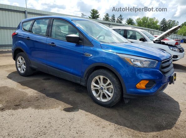 1FMCU0F78KUB49494 2019 FORD ESCAPE Blue Front view