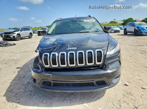 1C4PJLCB1HW613523 2017 JEEP CHEROKEE Black Rear view