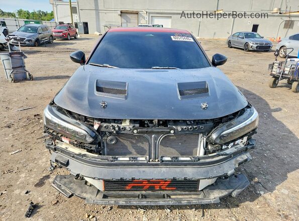 2HGFE1E57NH476787 2022 HONDA CIVIC Orange უკანა ხედი