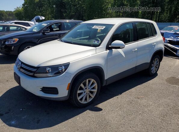 WVGBV7AX1HK052702 2017 VOLKSWAGEN TIGUAN White Задня ліва чверть